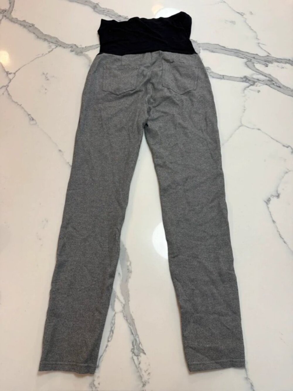 Liz Lange Maternity Womens Gray Sweatpants Leggings S